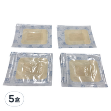BAC 倍爾康 濕潤療法親水性敷料 L 6cm x 8cm 較大面積專用 4張, L(8 x 6cm), 5盒