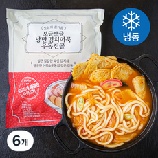 오늘의즐거움 보글보글 낭만 김치어묵 우동전골 (냉동), 540g, 6개