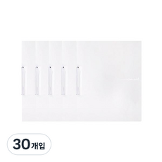 모닝글로리 2000 원터치 클립화일 A4, 화이트, 30개입