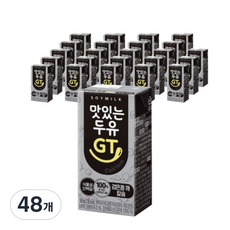 맛있는두유GT 검은콩 깨 칼슘 두유, 190ml, 48개