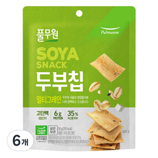 풀무원 두부칩 멀티그레인, 50g, 6개