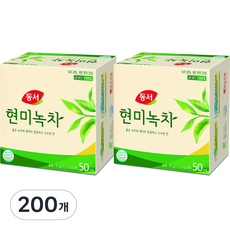 동서 현미녹차 티백, 1.5g, 50개입, 4개