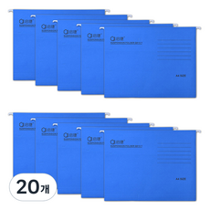 Gyecheob Madagumi掛式懸掛式辦公用文件夾 A4, 20個, 07藍色