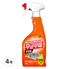 무균무때 주방용 세정제, 750ml, 4개