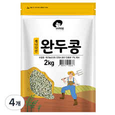 엉클탁 완두콩, 2kg, 4개