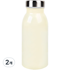 오슬로 멜로우 보온 텀블러, 아이보리, 350ml, 2개