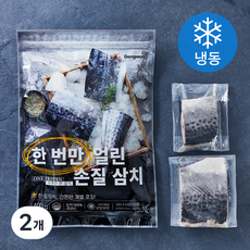 동원산업 한 번만 얼린 손질 삼치 (냉동), 2개, 400g