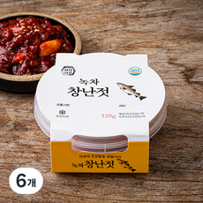 자연다감 녹차 창난젓, 120g, 6개