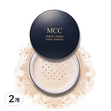 MCC 퍼펙트 피니쉬 NEW 페이스 루스파우더 40g, 21호 라이트베이지, 2개