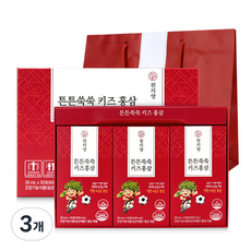 Chunjiyang 孩童用紅蔘飲+購物袋, 600ml, 3盒