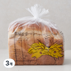 밀도 호밀잡곡 식빵, 480g, 3개