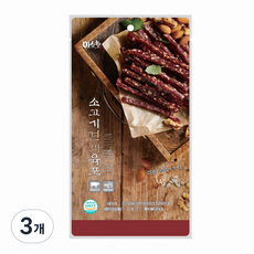 미소향 소고기 견과육포, 80g, 3개