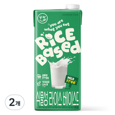 유아왓유잇 YWE 식물성 라이스 베이스드, 2개, 1L