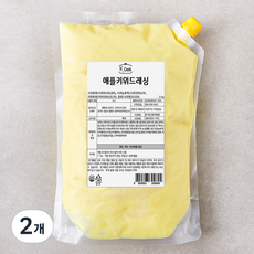 hcook 애플키위 드레싱, 2kg, 2개