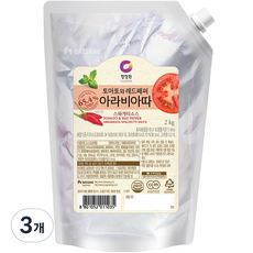 청정원 아라비아따 스파게티소스, 2kg, 3개