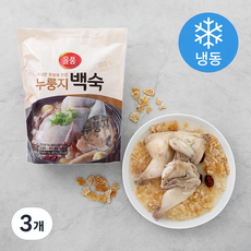 올품 누룽지 백숙 (냉동), 750g, 3개