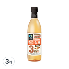 청정원 정통 현미 식초, 800ml, 3개