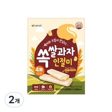 아이배냇 유아용 쏙쌀과자 40g, 2개, 인절미맛