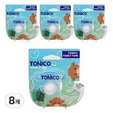 Shin Hung Tonyco 鋼製分配器辦公室花式膠帶半透明牛 18mm x 15m, 8個