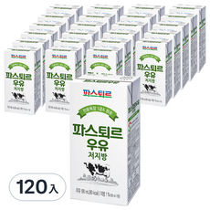 Pasteur 專用牧場 1級A低脂牛奶, 190ml, 120入