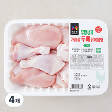 목우촌 무항생제 가슴살 두배 닭고기 닭볶음탕용 (냉장), 1250g, 4개 1250g × 4개 섬네일