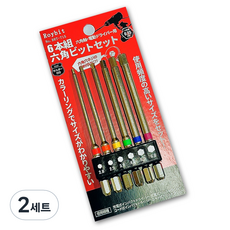 六角鑽頭 6種組 110mm SMH-HEX110, 2套