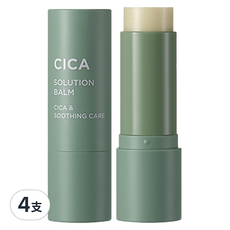 TONYMOLY 積雪草鎮靜精華棒 CICA SOLUTION BALM 積雪草舒緩護理, 10g, 4支