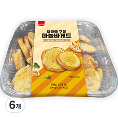 삼립 오븐에 구운 마늘바게트, 300g, 6개