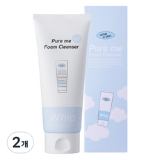 와더스킨 튜브형 퓨어미 휩 약알칼리성 클렌징폼, 2개, 150g