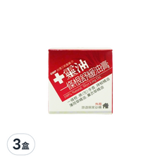 十靈本舖 十靈油一條根舒緩油膏 (佛(左)手香、辣椒精油、薄荷精油、薰衣草精油), 旅遊居家必備, 3盒, 30g
