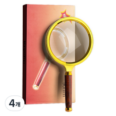 썸즈마인 확대 돋보기 골드 90mm, 4개 4개
