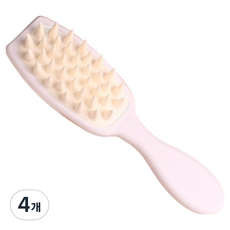 Mongrico日常頭皮按摩器, 4個, 白色