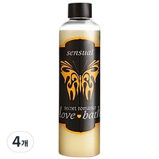 [시크릿 로맨스] 시크릿 러브 바스젤 센슈얼, 250ml, 4개