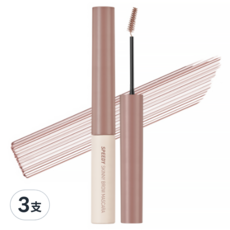 peripera 速型極細染眉膏 3g, 05 玫瑰棕, 3支