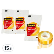 쓰리엠 스카치 다용도 테이프 550 18mm x 30m, 15개 15개