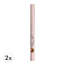 FLORTTE 花洛莉亞 怪美莉亞系列唇線筆 #01 一口牛奶 雙支裝 柔滑持久 唇部彩妝, 2支