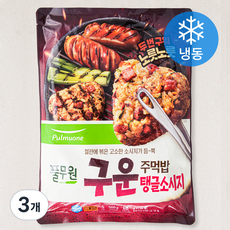 풀무원 구운주먹밥 탱글소시지 5인분 (냉동), 500g, 3개