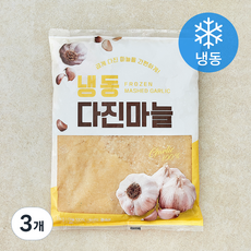 청해원 다진마늘 (냉동), 1kg, 3개