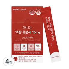 마미앤대디 마시는 액상 철분제 15mg, 240ml, 4개