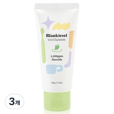 블랑키즐 유아용 고불소 치약 샤인머스캣, 60g, 3개