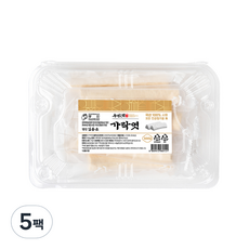 우진엿 명인 전통 가락엿, 140g, 5개