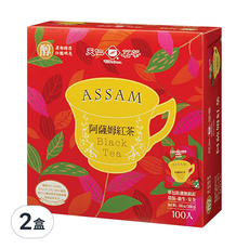 天仁茗茶 阿薩姆紅茶 100入, 熟果香味濃郁, 冷熱飲皆可, 經典茶香風味, 100包, 2g, 200包