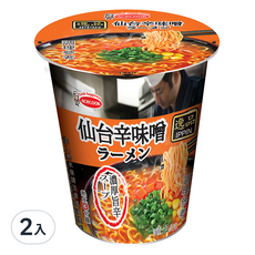 AceCOOK 仙台辛味噌風味杯麵，正宗風味，3分鐘享用, 2入
