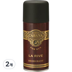 라리브 카바나 퍼퓸 데오드란트 MAN, 150ml, 2개
