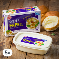 오뚜기 오메가3 버터, 180g, 5개