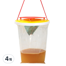 Bokini 新穎的捕蠅器, 4個, 1入