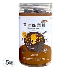 Love Nature Simple Life 依琦匠子 草本蜂梨糖 羅漢果口味, 500g, 無添加, 潤喉護嗓, 5罐