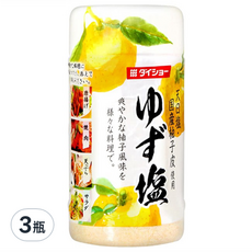 DAISHO 大昌 柚子調味鹽, 搭配炸雞、燒肉、生菜沙拉或海鮮, 80g, 3瓶