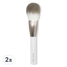solone 台灣公司貨 袖珍訂製蓬柔蜜粉刷, 2支, 白色