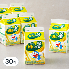 남양유업 우유 듬뿍 바나나에몽, 200ml, 30개